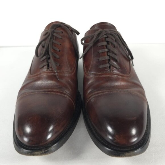 BALLY SWITZERLAND??Made HONSER/112 LEATHER Oxford Shoes 195509 D3NAPC Size 9D‎ main image 6